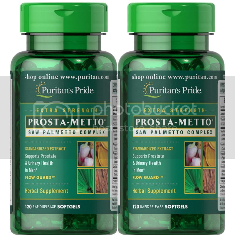Puritan's Pride ProstaMettoð Saw Palmetto Complex For Men (2 PACK