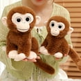 thumbnail image 4 of Punch Monkey Plush, 7 Inch Sitting Big-Eyed Monkey, Emotional Support Plush, Monkey Stuffed Animal, Stuffed Monkey, Zoo Gift for Adults & Teens, 4 of 6