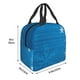 thumbnail image 3 of Easygdp Blue Christmas Bolsa Térmica Premium - Tela Oxford Impermeable, Gran Capacidad, Bolsillo Frontal, Unisex para Trabajo, Escuela, Actividades al Aire Libre y Picnics, 3 of 8