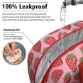 thumbnail image 5 of Lunch Bag Lunch Box for Women Reusable Insulated Lunch Bags,Water-Resistant Seamless Strawberry Cooler Lunch Tote Bag, Large Capacity for Work Travel Picnic, 5 of 6