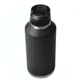 thumbnail image 3 of 64 oz Vacuum Insulated Stainless Steel Bottle with Chug Cap and TripleHaul Handle, Black, 3 of 7