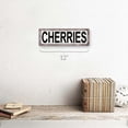 thumbnail image 2 of Cherries 4"x12" Metal Sign, Wall Décor for Kitchen and Dining, 2 of 4