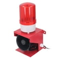 thumbnail image 3 of Alarma de sirena industrial para exteriores, 115 dB, sonido, luz, bocina, impermeable, luz estroboscópica de emergencia, 12 V CC, 3 of 14
