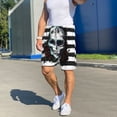 thumbnail image 6 of Naloa Watercolor Skull Men's Short Pajama Pants, Pj Shorts, Lounge Comfort Shorts-Small, 6 of 6