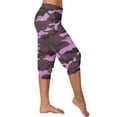 thumbnail image 5 of HomeGardon Capri Pants for Women,Yoga Pants Women,Yoga Capris Pants Camouflage Print Loose Soft Workout Pants Outdoor Sports Casual Pants with Pockets,S-XXXL, 5 of 6