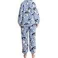 thumbnail image 1 of Fuzzy One Piece Pajamas, Stylish Soft Warm Pajamas Jumpsuit  For Lady For Home, 1 of 5