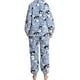 thumbnail image 3 of Las mujeres pijamas de una pieza casa moda lindo dibujos animados impresión suave caliente fuzzy fleece pijamas mono, 3 of 5