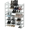 thumbnail image 6 of 3-tier Stackable Metal Panel Shoes Rack, 6 of 6