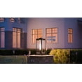 thumbnail image 2 of Luxury Modern Farmhouse Outdoor Post Light, 16.00''H x 7.50''W, with Industrial Style Elements, Minimalist Design, Estate Bronze Finish and Clear Beveled Glass, UQL1355, 2 of 7