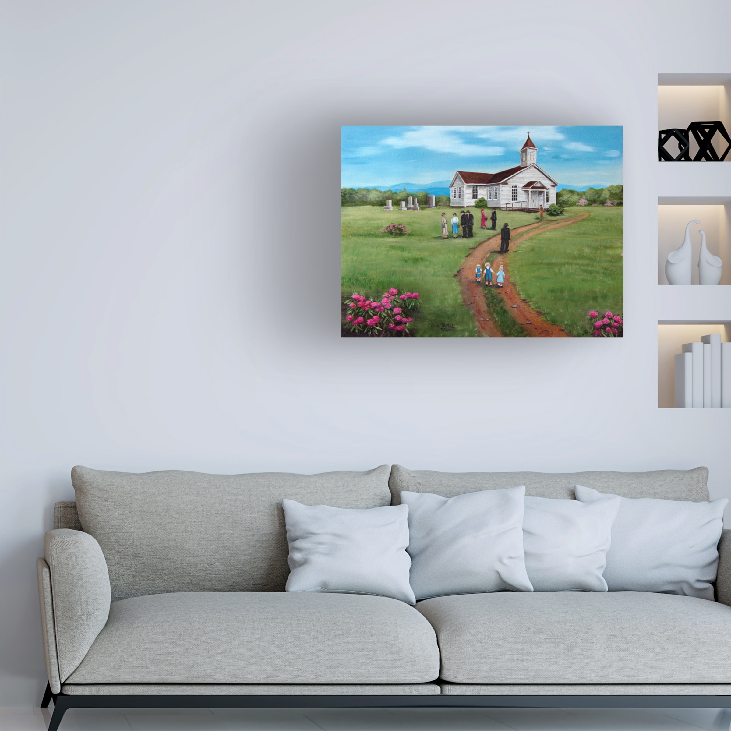 Trademark Fine Art 'Church Unknown' Canvas Art by Arie Reinhardt Taylor
