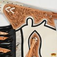 thumbnail image 3 of Hilason Handmade Genuine Leather Chaps Adult Handtooled Rodeo Bull Riding, 3 of 5