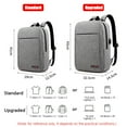 thumbnail image 4 of Yeacher Laptop Backpack for 15.6-inch Laptop Notebook Large Capacity Business Travel Backpack Multi-function Water-repellent Backpacks Student Computer Bag for College Office Men Women, 4 of 8