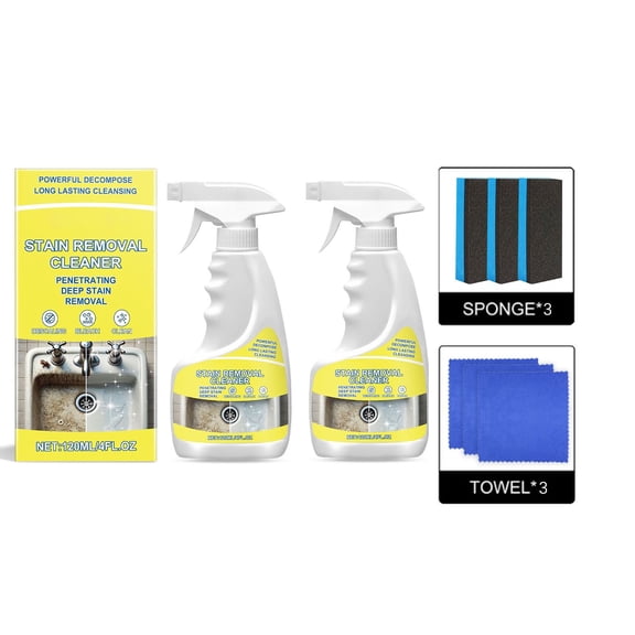 Household Multi-Surface Cleaner 120ml, Scale Remover for Tile Crevices and Refrigerator Seals, Dirty Wall and Sink Cleaner, Toilet Corner Cleaning Detergent for Home