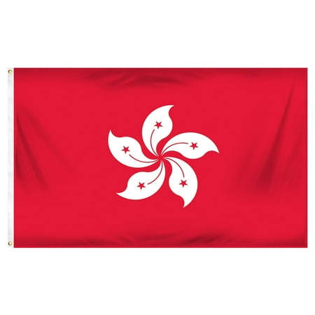 3x5 Hong Kong Flag Country China Banner Asian Pennant 3x5 Hong Kong Flag Country China Banner Asian Pennant