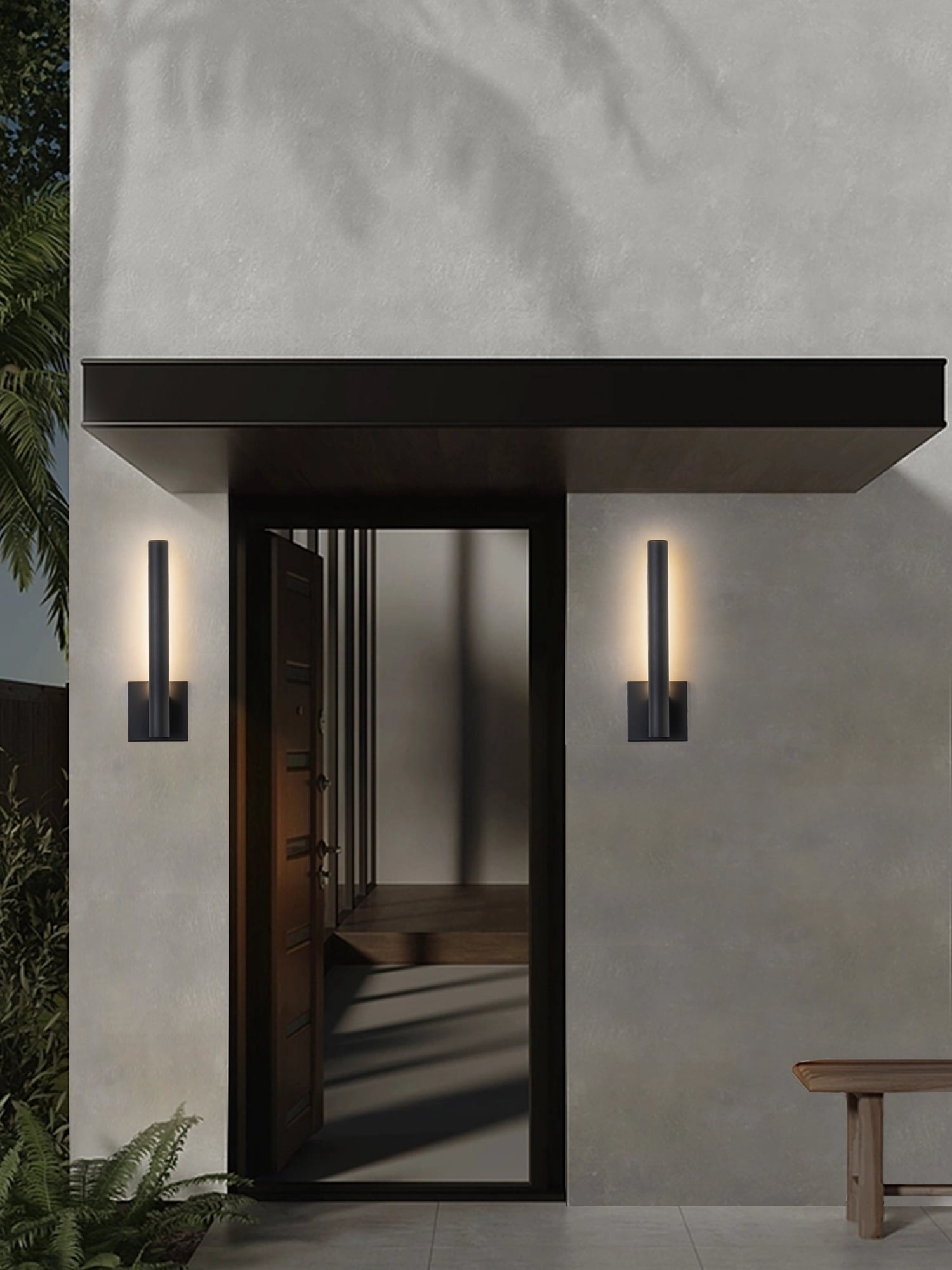 15.25 inch Modern Outdoor led wall sconce 3000K