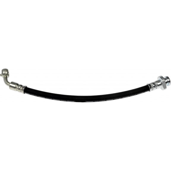 KarParts360 For Nissan Altima 2002-2006 Brake Hydraulic Hose EPDM Rubber | Black Banjo End 1 | Treated Steel End 1/2 | 10MM End 1 Thread Size | M10 By 1.0 End 2 Fitting Inside Diameter | 46211-8J011