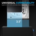 thumbnail image 3 of Estación de acoplamiento para disco duro SABRENT USB-C 2.5/3.5" SATA 10 Gbps, 3 of 6