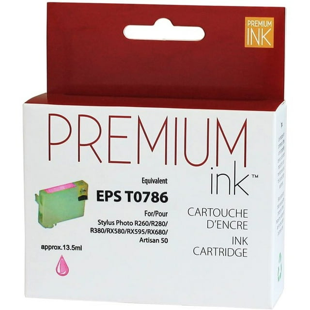 Premium Ink Cartouche d'Encre - Alternative pour Epson T078620 - Magenta Clair
