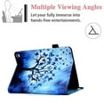 thumbnail image 4 of Allytech Stand Case for Kindle Fire HD 8.0" 2018 8th Gen Old Model, Fire HD 8 7th/6th Gen 2017/2016 Cover with Pen Holder, Folio PU Leather Auto Wake Sleep Wallet Tablet Case, Butterfly Tree, 4 of 9