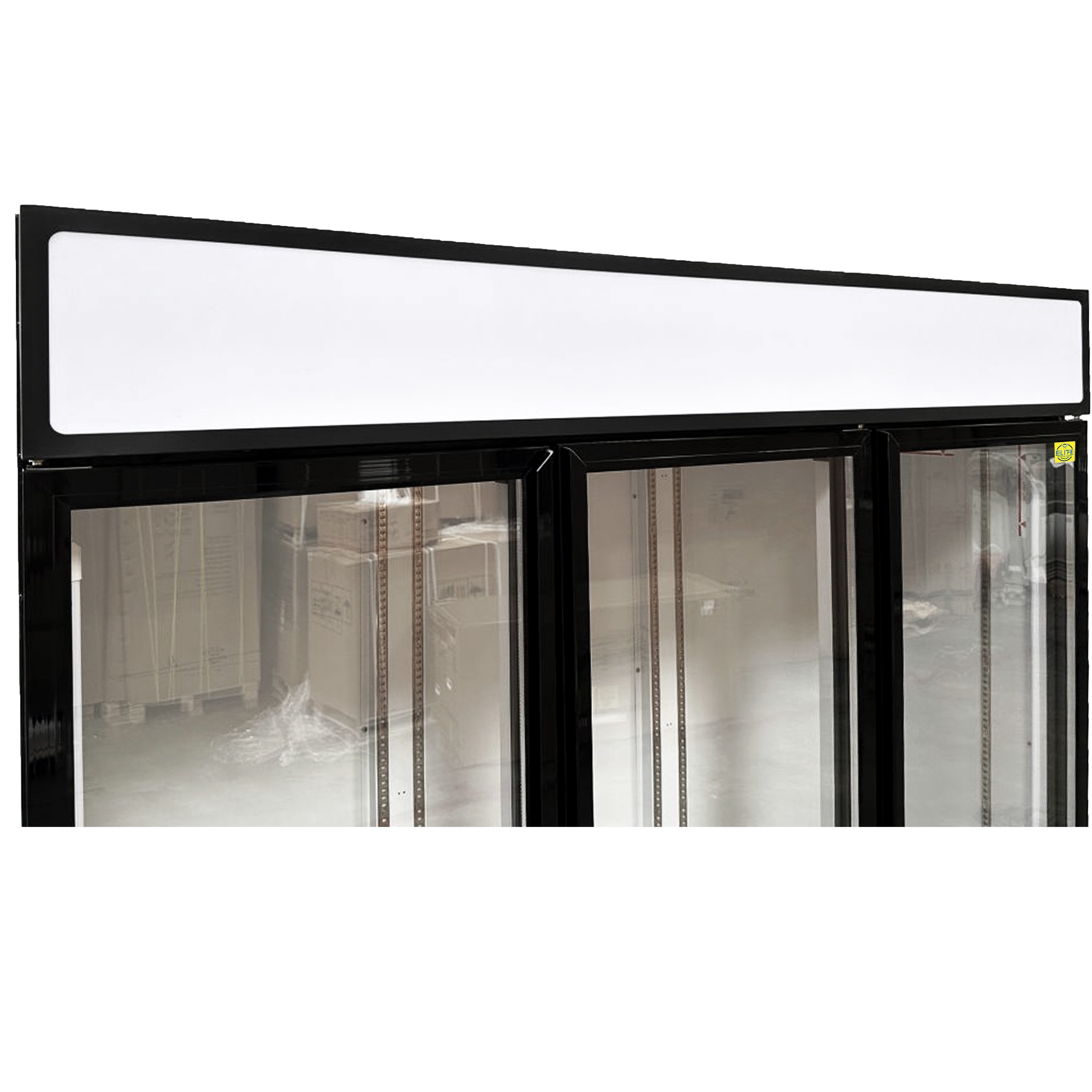 NSF 74 in. Commercial Glass Door Merchandiser 49 Cu.Ft. 3-Door Refrigerator Energy Saving Cooler ETL