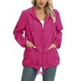 thumbnail image 3 of Valcatch Lightweight Rain Jacket for Women Outdoor Waterproof Hooded Raincoat, 3 of 7