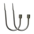 thumbnail image 2 of Cheers.US 2Pcs Curtain Holdbacks, Metal U Shaped Hook Wall Mounted Tassel Curtain Tieback Hook Drapery Tiebacks Curtain Accessories Decorative Curtain Drapery Holdback, 2 of 7