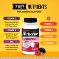 thumbnail image 6 of Airborne 1000mg Vitamin C Immune Support Chewable Tablets, Multivitamin Supplement, Very Berry Flavor, 32 ct, 6 of 11
