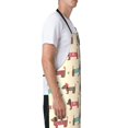 thumbnail image 6 of Zufioo Dachshund Dog Puppy Print Adult Waterproof Apron, Cooking Apron, Flower Arranging and Painting Apron-Adjustable Straps, with Pockets, Kitchen Supplies-One Size, 6 of 9