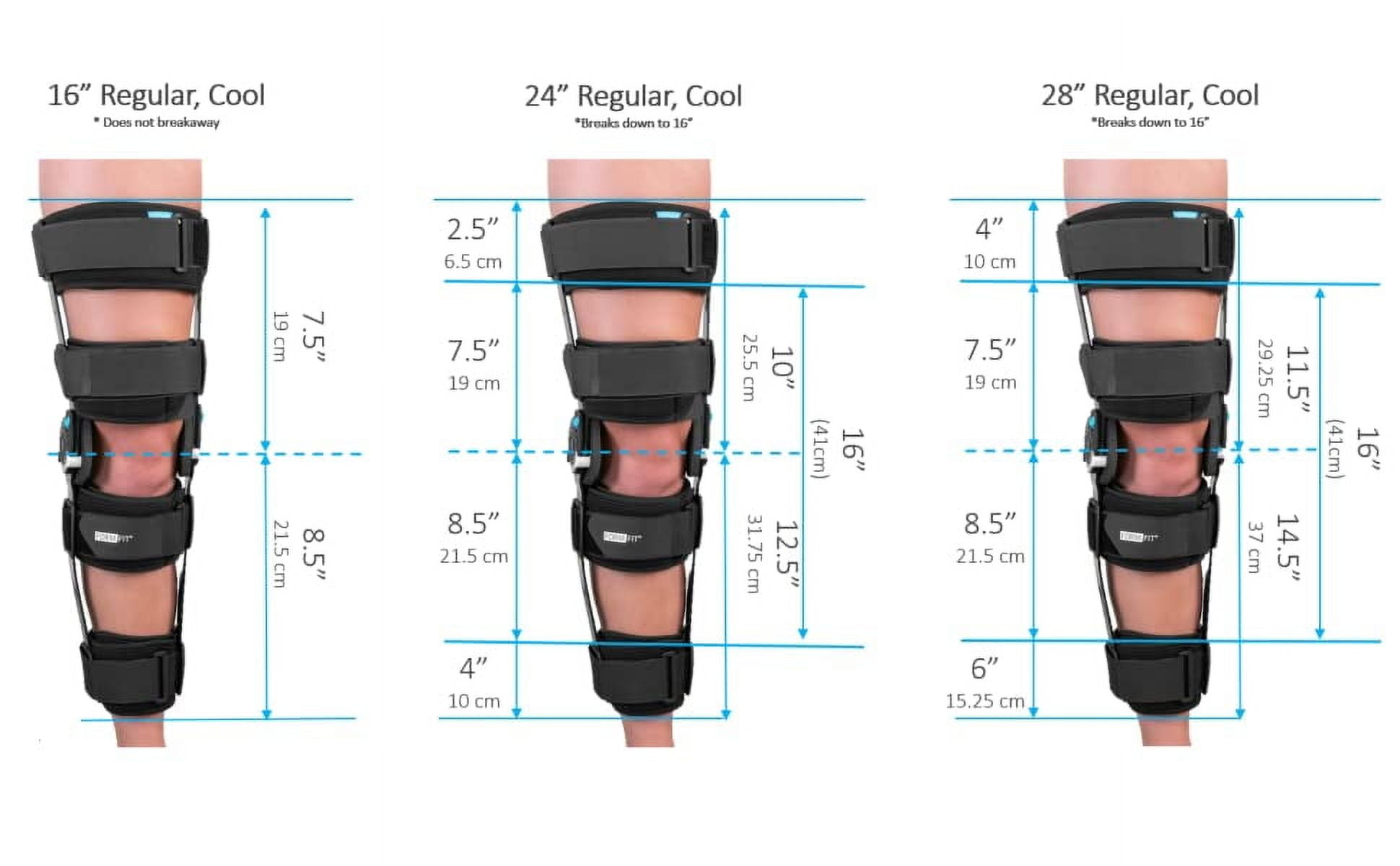 Ossur Post-Op Knee Brace, Range of Motion Control Hinged Immobilization, Adjustable Recovery Support for Orthopedic Rehab, Meniscus Tear,ACL, MCL, PCL Injury- Woman/Men Left, Right Leg