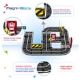 thumbnail image 3 of Magni-Blocs Speedway Challenge Bloques Magnéticos de Construcción 50Piezas con Placas de Carretera y 2Autos Juguete Educativo Creativo para NiñosyNiñas desde 3Años Compatible con Otros Sets Magnéticos, 3 of 7