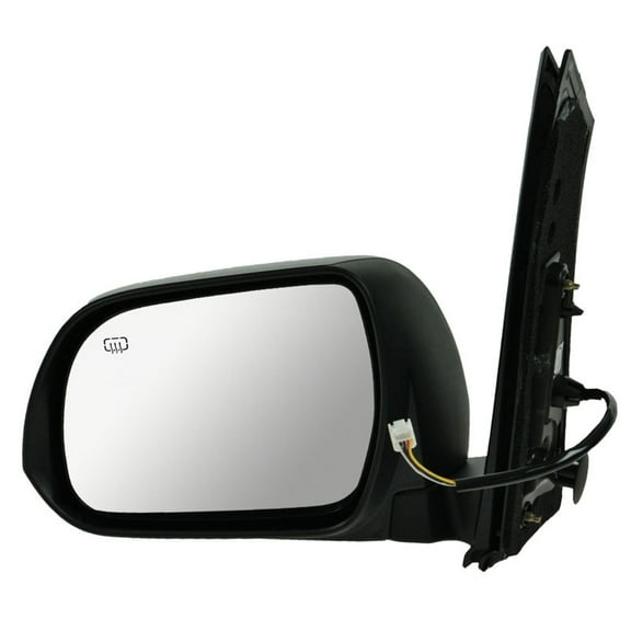 TRQ Side View Mirror Power Heated Smooth Driver Left LH for 11-12 Toyota Sienna MRA05970