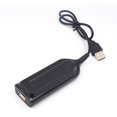 thumbnail image 4 of Adaptador divisor de 4 puertos USB .0, transferencia de alta con puerto de alimentación de 5 V Negro Sunnimix Adaptador divisor de computadora, 4 of 8