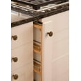 thumbnail image 4 of Goo-Ki 12 Pack Vintage Bloom Antique Brass Cabinet Knobs, Drawer Pulls for Kitchen, Dresser Cabinet Hardware, 1-1/4 Inches Diameter Handles, 4 of 8