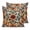 Light Beige Dark Orange Orange, variant on 26x26 Pillow Covers Set of 2, Burnt Orange Green Throw Pillow Covers Decorative Couch Cushion Case, Vintage Abstract Flowers Microfiber Square Pillowcases for Bedroom Car Living Room
