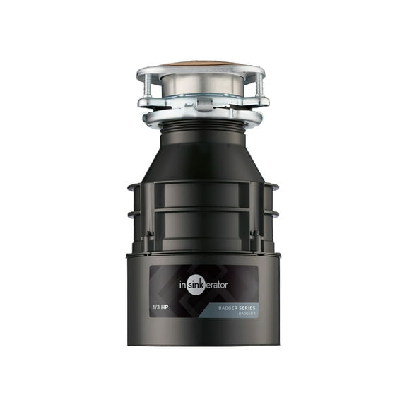 InSinkErator Badger 1, 1/3 HP Continuous Feed Kitchen Garbage Disposal, Badger Series