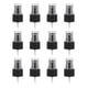 thumbnail image 1 of 12 Piezas de Spray Negro, 24/410 Pulverizador de Neblina Fina Reutilizable, Bomba de Botella de Spray de Repuesto con Tapa de Plástico a Rayas, 1 of 6