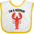 thumbnail image 3 of Inktastic Lobster Funny Im a Keepah Boys or Girls Baby Bib, 3 of 4
