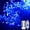 Blue, variant on Christmas Tree Cluster Lights, Firecrackers String Lights 3M 100LED Cluster Christmas Lights Waterproof USB with Remote