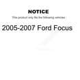 thumbnail image 2 of Transit Auto Front Coated Disc Brake Rotors and Ceramic Pads Kit for Car 2005-2007 Ford Focus KGT-100104, 2 of 11