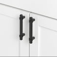 thumbnail image 3 of GlideRite 3.75 in. Center European Style Solid Steel Bar Pulls, Matte Black, Pack of 5, 3 of 3