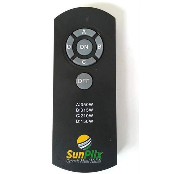 SunPlix 16201 CMH-315C Remote Control