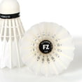 thumbnail image 2 of FZ FORZA VIP International Tournament Shuttlecock , Goose Feathers , Speed 76 | White, 2 of 5