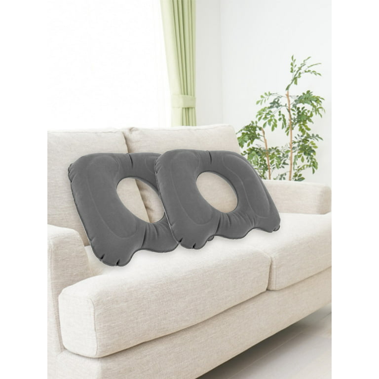 Air Inflatable Seat Cushion Pillow For Plane Travel Tailbone pain