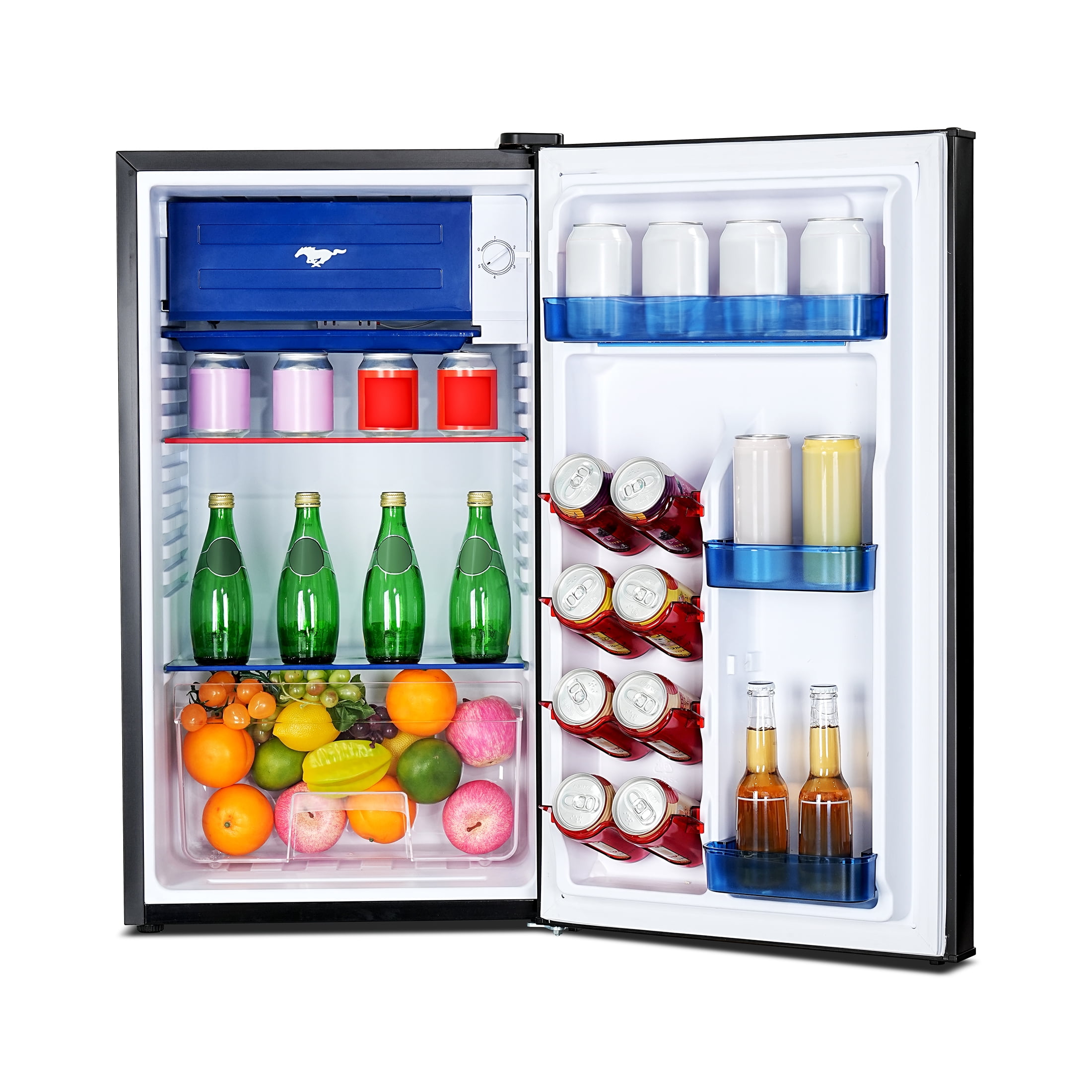 Ford Adjustable Racks 18609 110 V Compact Refrigerators, Black, 3.2 Cu. ft 91 Litre