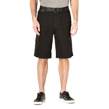 PLUGG Clothing Men's Ransome Belted Ripstop Cargo Short