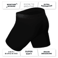 thumbnail image 4 of The Threat Level Midnight - Shinesty Black Ball Hammock Boxer - Long Leg  Large, 4 of 5