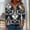 (Fashion 6)Black, variant on Aimik Women Casual Plus Size T-Shirt Summer Gradient Printed V Neck 3/4 Sleeve Office Blouse Loose Cozy Top