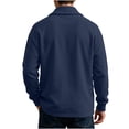 thumbnail image 6 of MXALUOB Men's Cardigan Sweaters Shawl Collar Open Front Long Sleeve Winter Sweater Solid Color Regular Fit Fashion Outerwear for Daily Wear, 6 of 6