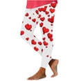 thumbnail image 1 of TaTaai Valentine's Day Graphic Stretchy Non-see-through Women Compression Yoga Pants High Waisted Breathable Elastic Workout Running Casual Full Length Leggings Gift, 1 of 8