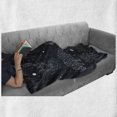 thumbnail image 6 of Blue and White Soft Flannel Fleece Throw Blanket, Celestial Constellation Deer Bison Crab Octopus, Cozy Plush for Indoor and Outdoor Use, 50" x 60", Dark Blue and White, by Ambesonne, 6 of 6